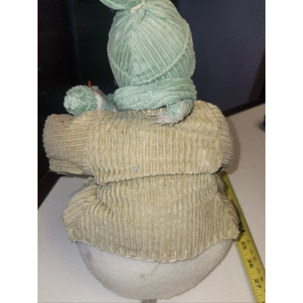 Freestanding Fabric Snowman With Baby, 12